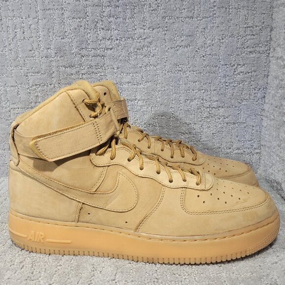 Nike Air Force 1 High '07 LV8 WB Men's Size US 12 Wheat Flax Sneaker 882096-200 - Picture 4 of 10